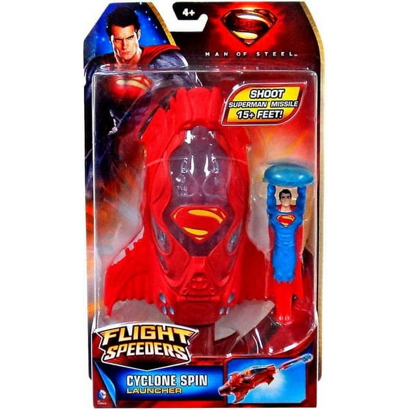 Superman Flight Speeders Cyclone Spin Launcher