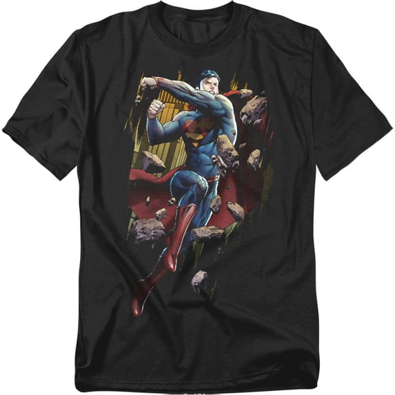 Superman T-Shirt Flying Determination Unisex Graphic Tee For Men & Women