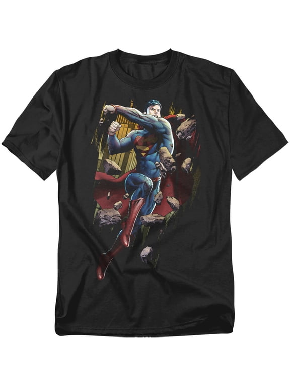 Superman T-Shirt Flying Determination Unisex Graphic Tee For Men & Women