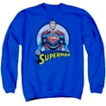 thumbnail image 1 of Superman Flying High Again Adult Crewneck Sweatshirt Royal Blue, 1 of 1