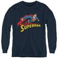 thumbnail image 1 of Superman - Flying Over - Youth Long Sleeve Shirt - Medium, 1 of 2