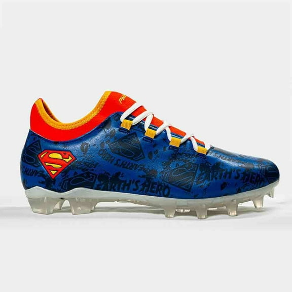 Superman Football Cleats - Velocity 2.0 by Phenom Elite