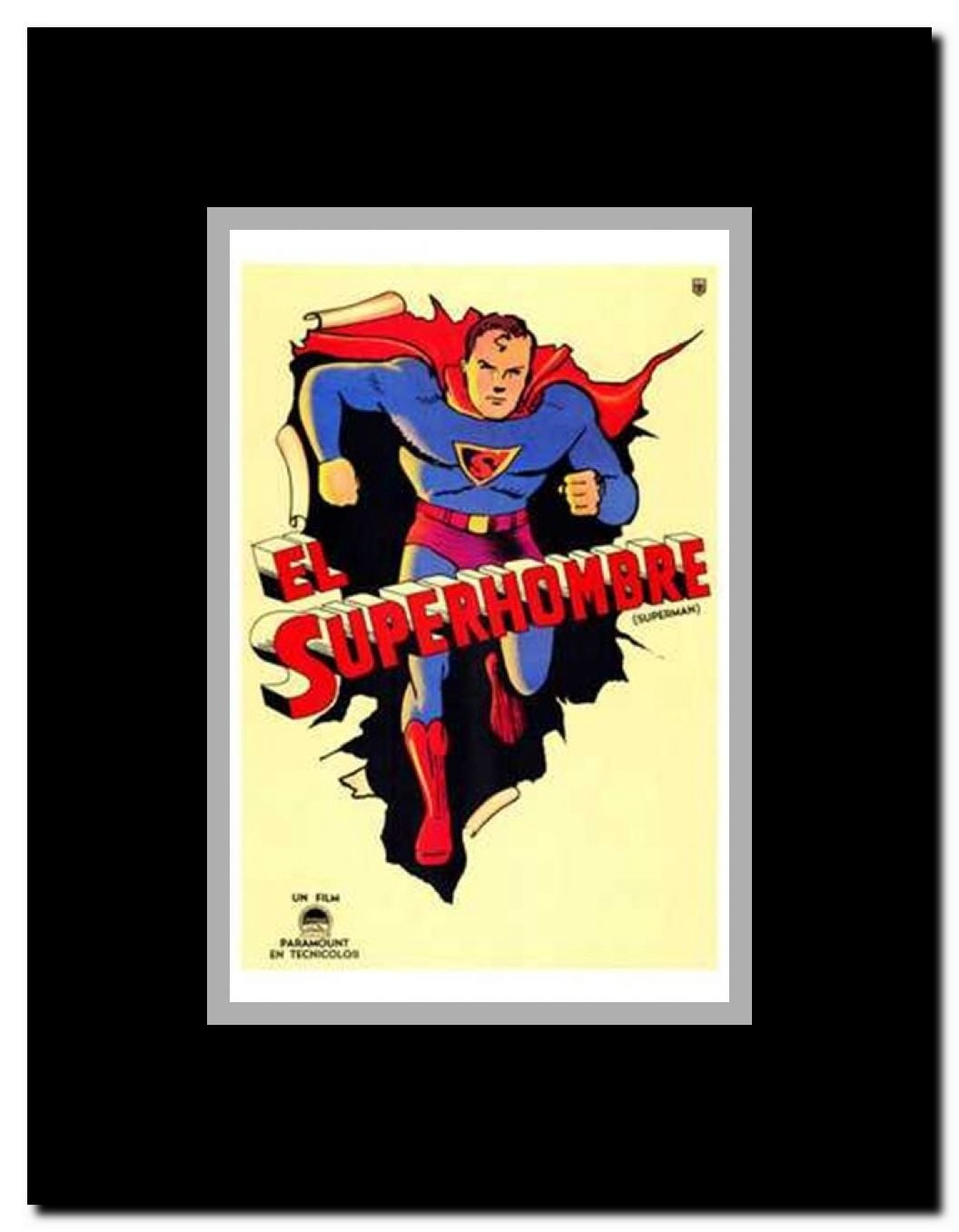 Superman Framed Movie Poster