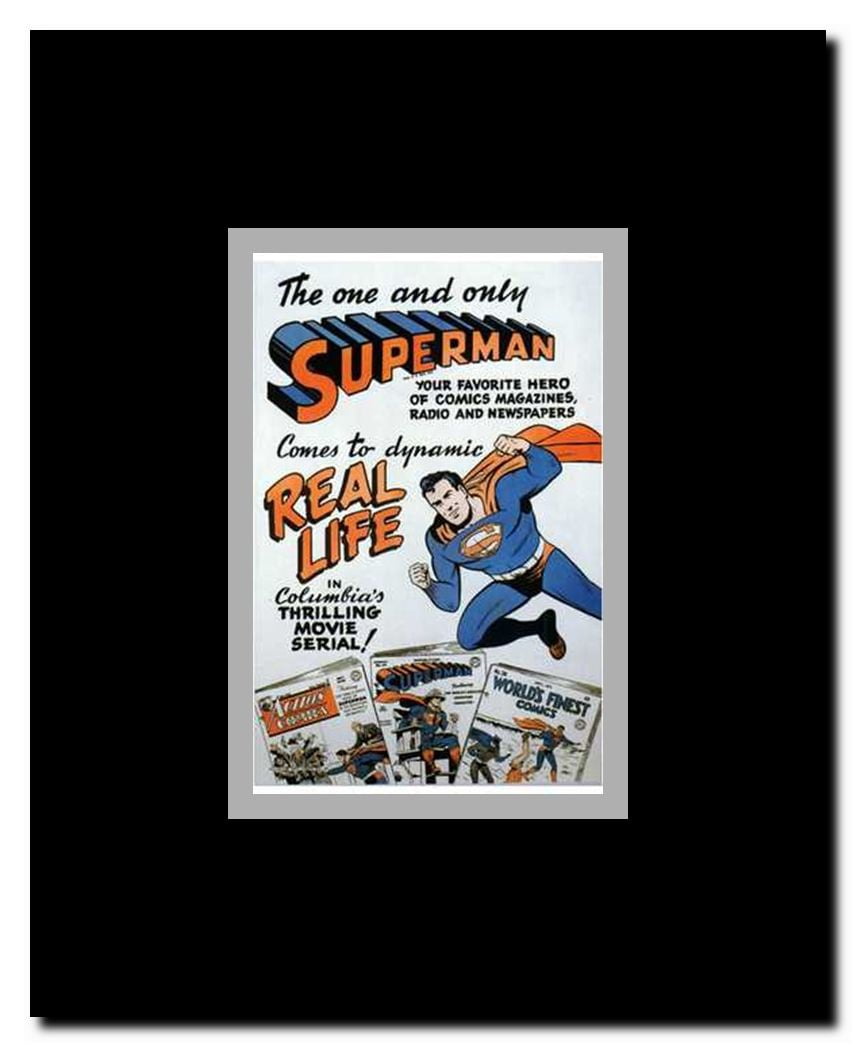 Superman Framed Movie Poster