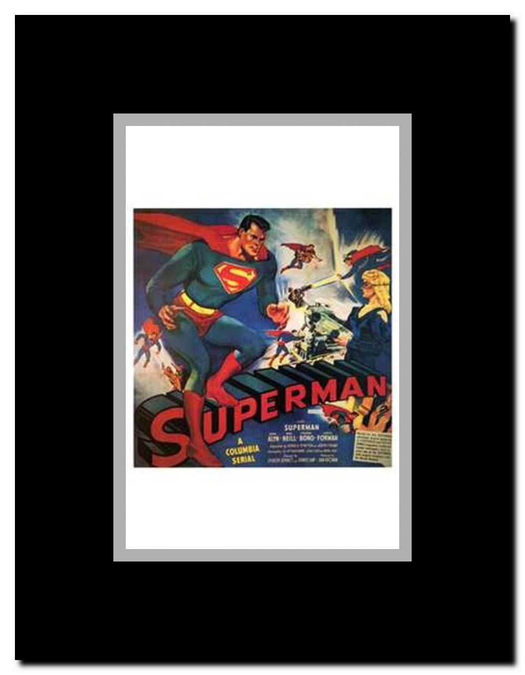 Superman Framed Movie Poster