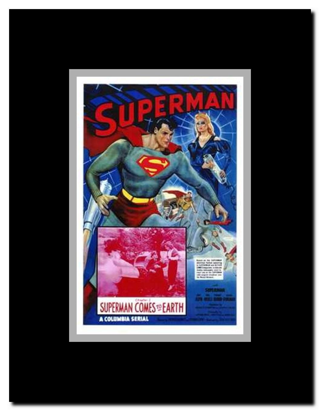 Superman Framed Movie Poster