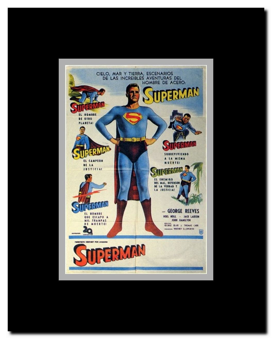 Superman Framed Movie Poster