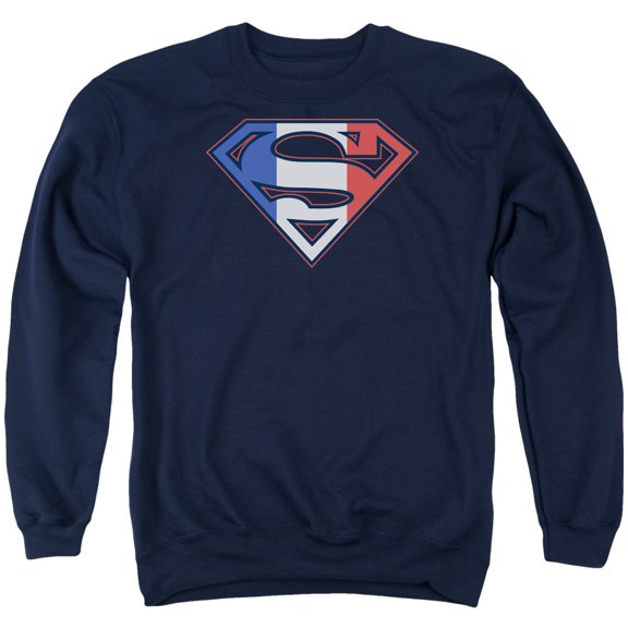 Superman - French Shield - Crewneck Sweatshirt - Small