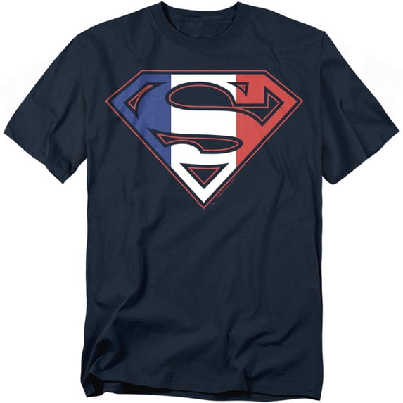 Superman T-Shirt French Shield Unisex Graphic Tee For Men & Women