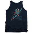 thumbnail image 1 of Superman Frequent Flyer Adult Tank Top Navy, 1 of 1