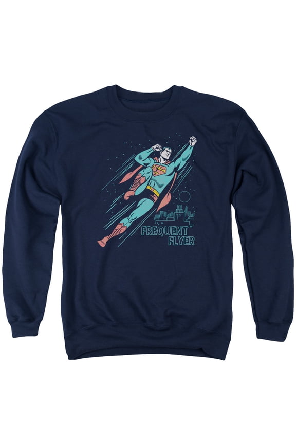 Superman - Frequent Flyer - Crewneck Sweatshirt - Large