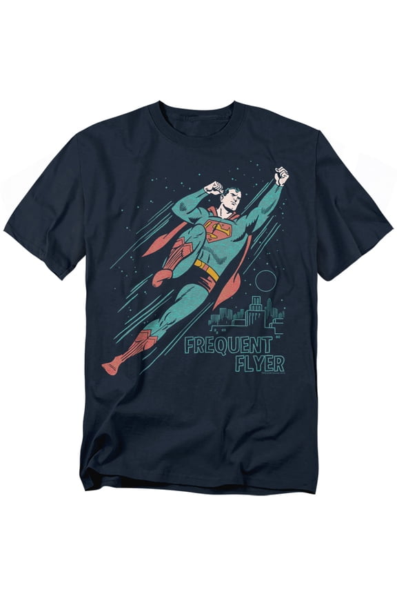 Superman T-Shirt Frequent Flyer Unisex Graphic Tee For Men & Women