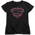 thumbnail image 1 of Superman - Fuchsia Flames - Women's Short Sleeve Shirt - Large, 1 of 2
