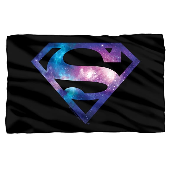 Superman Galaxy Shield Fleece Blanket 36' x 58',Galaxy Shield