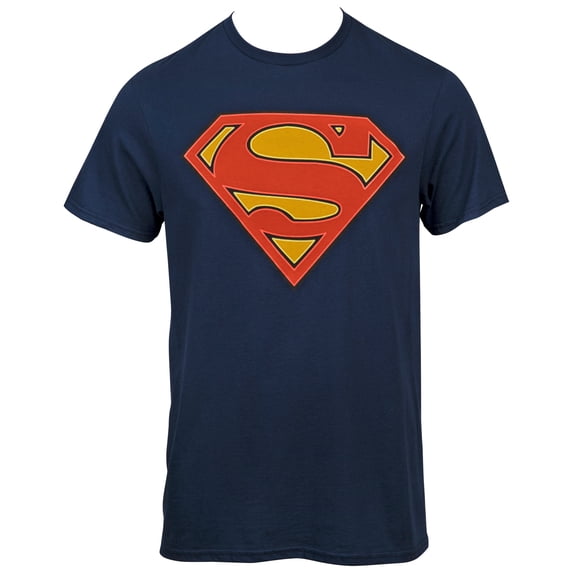 Superman Glow-in-the-Dark Symbol Mens T-Shirt, Small