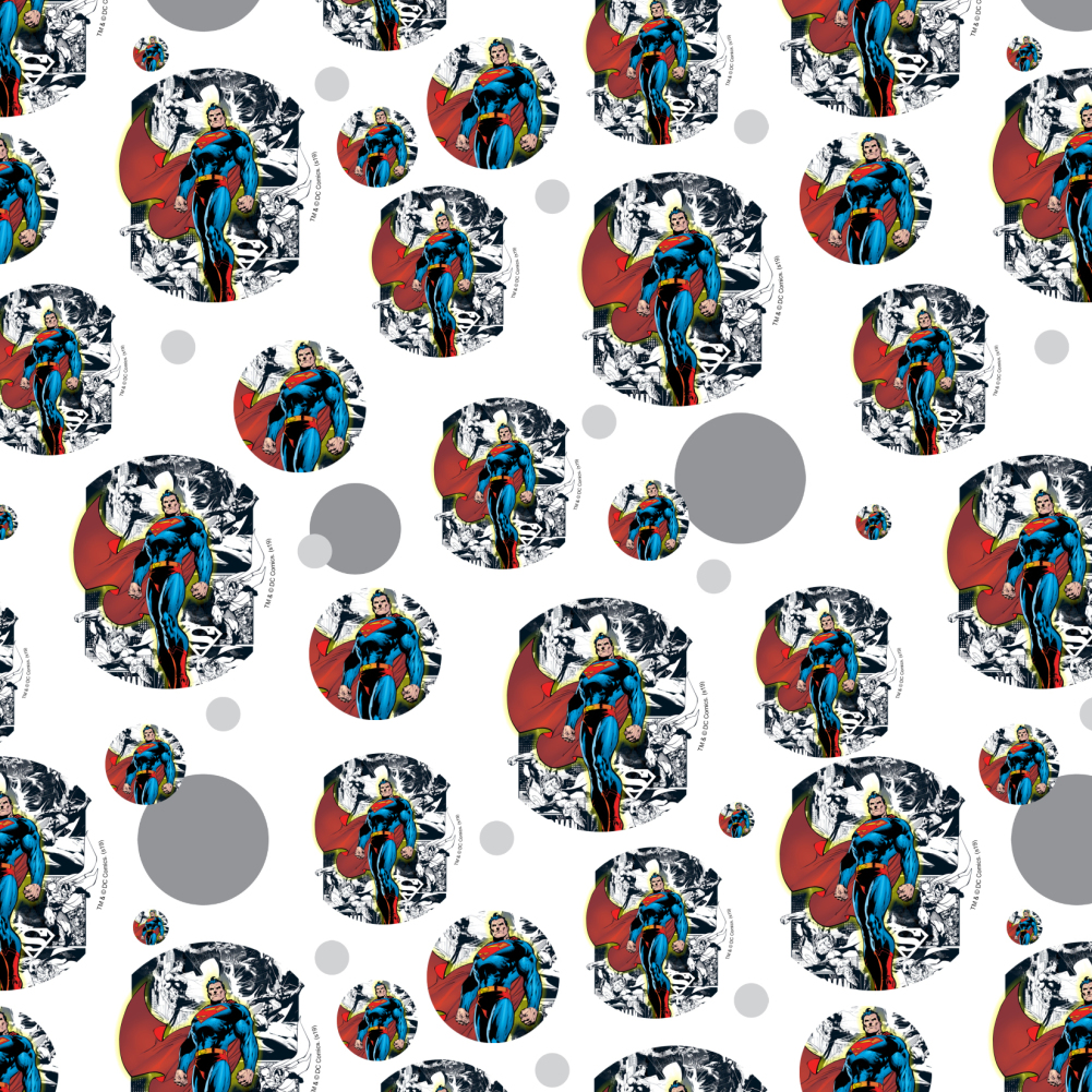 GRAPHICS AND MORE Superman Glowing Aura Premium Gift Wrap Wrapping Paper Roll