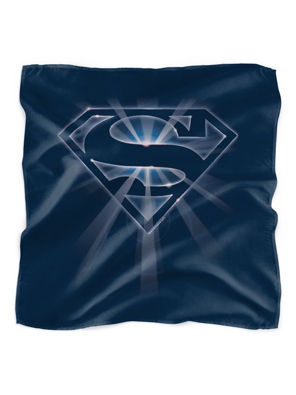 Superman Glowing Shield Bandana (21 in x 21 in)