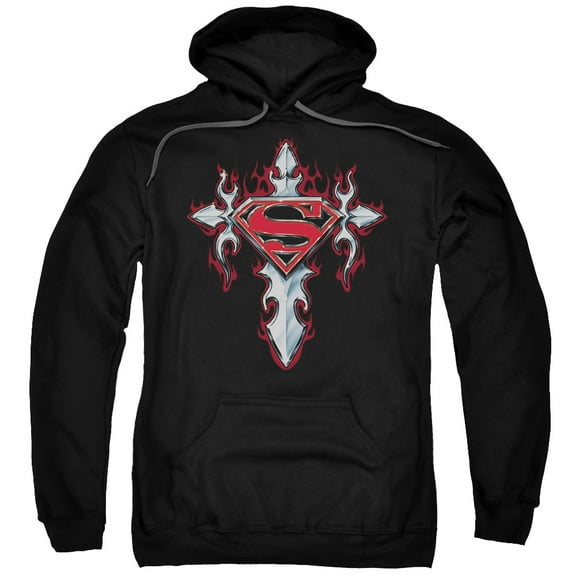 Superman - Gothic Steel Logo - Pull-Over Hoodie - XX-Large