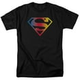 thumbnail image 1 of Superman Gradient Superman Logo Adult 18/1 T-Shirt Black, 1 of 1