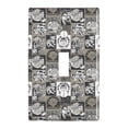thumbnail image 1 of Superman Grey Pattern Plastic Wall Decor Toggle Light Switch Plate Cover, 1 of 4