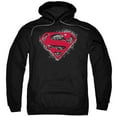 thumbnail image 1 of Superman - Hardcore Noir Shield - Pull-Over Hoodie - XXX-Large, 1 of 2