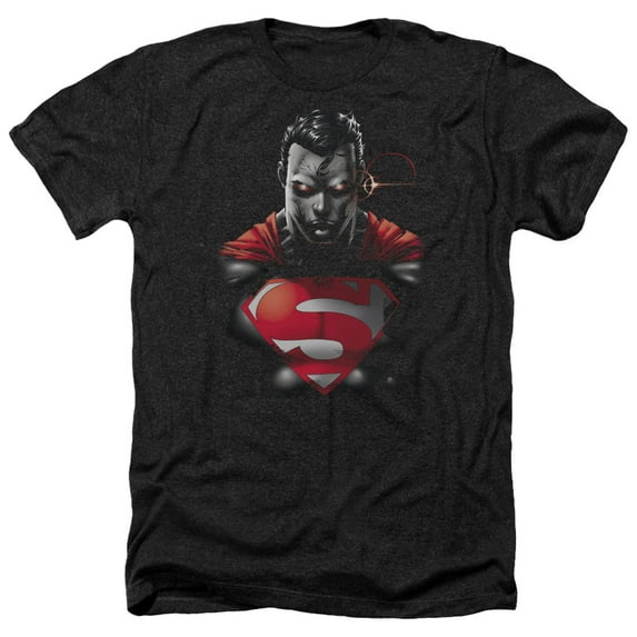Superman - Heat Vision Charged - Heather Short Sleeve Shirt - XXX-Large