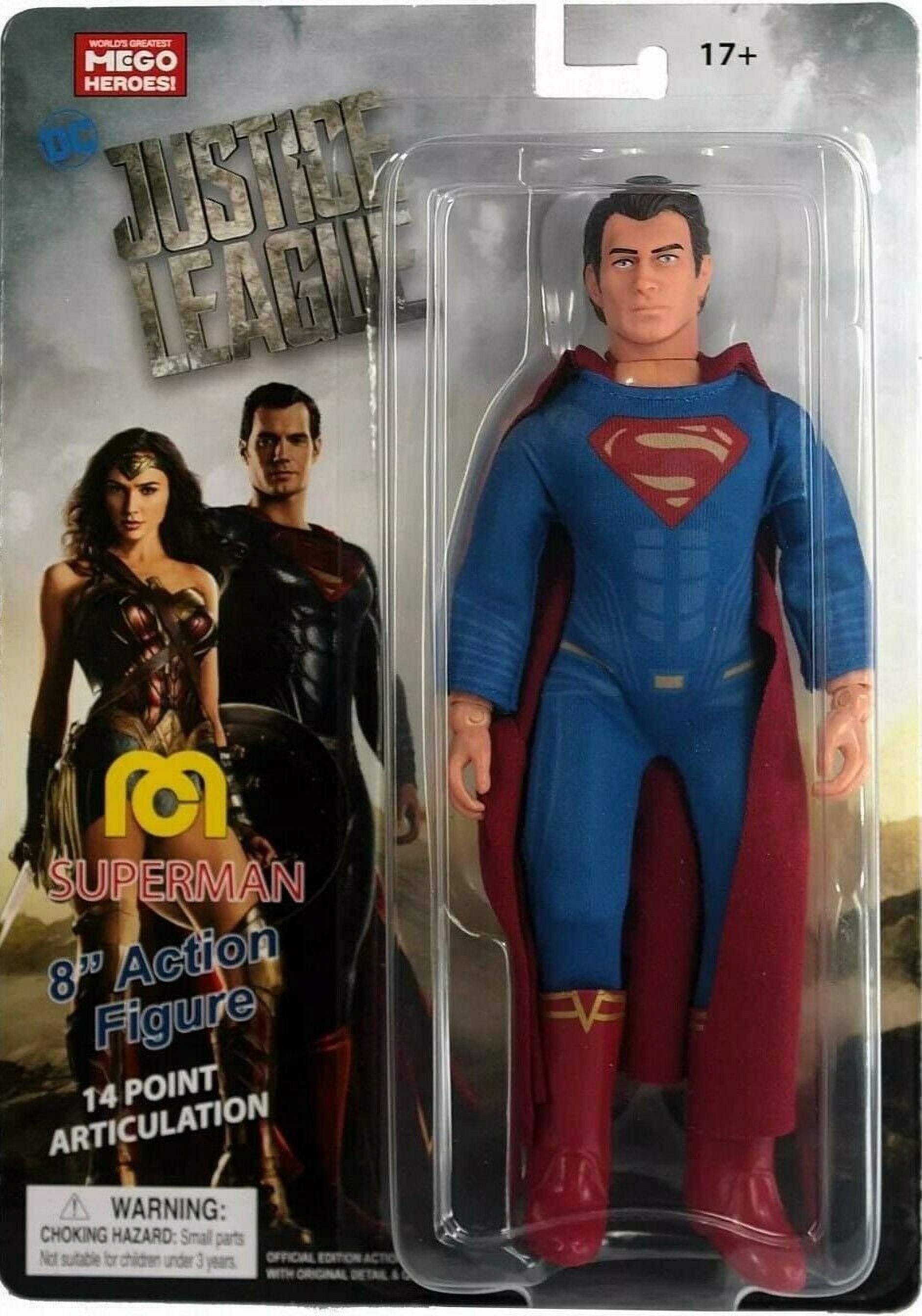 Superman Henry Cavill Justice League Mego Action Figure 