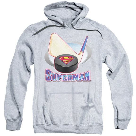 Superman - Hockey Stick - Pull-Over Hoodie - Large