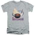 thumbnail image 1 of Superman - Hockey Stick - Slim Fit V Neck Shirt - Medium, 1 of 2