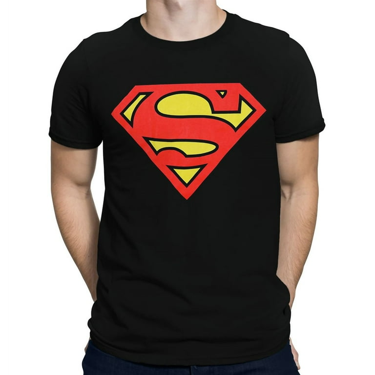 Black superman sale t shirt