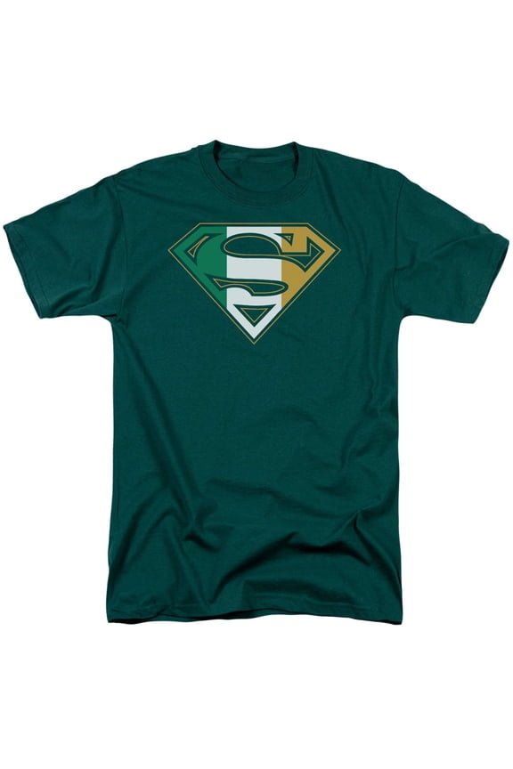 Superman IRISH SHIELD Adult T-Shirt