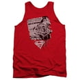 thumbnail image 1 of Superman Identity Adult Tank Top Red, 1 of 1
