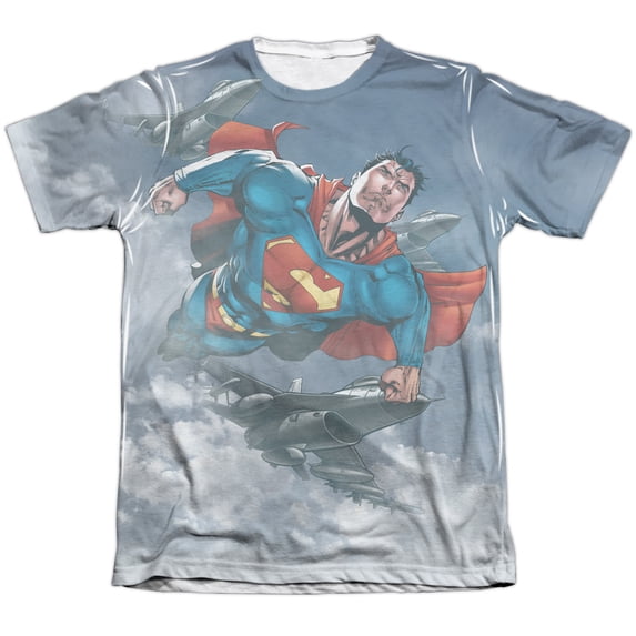 Superman - In The Sky - Short Sleeve Shirt - X-Large