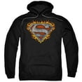 thumbnail image 1 of Superman - Iron Fire Shield - Pull-Over Hoodie - Small, 1 of 2