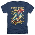 thumbnail image 1 of Superman It Tickles Unisex Adult Heather T Shirt, Navy Heather, 2X-Large, 1 of 4