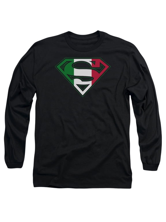 Superman - Italian Shield - Long Sleeve Shirt - XX-Large