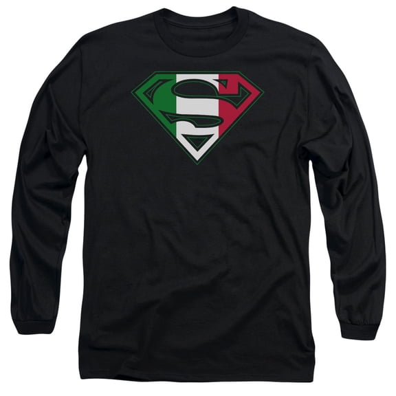 Superman - Italian Shield - Long Sleeve Shirt - XXX-Large