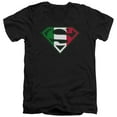 thumbnail image 1 of Superman - Italian Shield - Slim Fit V Neck Shirt - XX-Large, 1 of 2