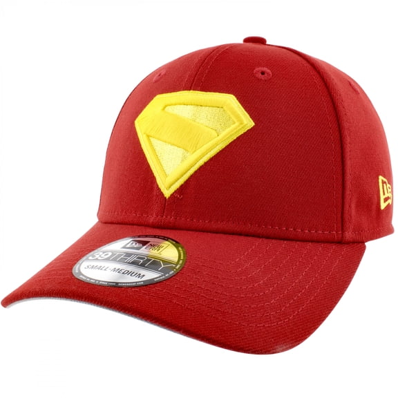 Superman James Gunn Cape Logo New Era 39Thirty Fitted Hat-Large/XLarge
