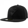 thumbnail image 1 of Superman James Gunn Logo Black on Black New Era 59Fifty Fitted Hat-7 1/4 Fitted, 1 of 6