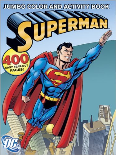 Pre-Owned Superman Jumbo Color & Activity Book Paperback - Walmart.com