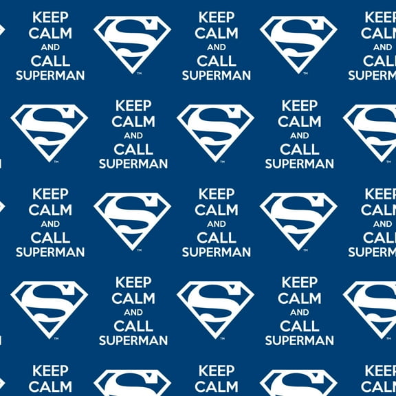 Superman Keep Calm and Call Premium Roll Gift Wrap Wrapping Paper