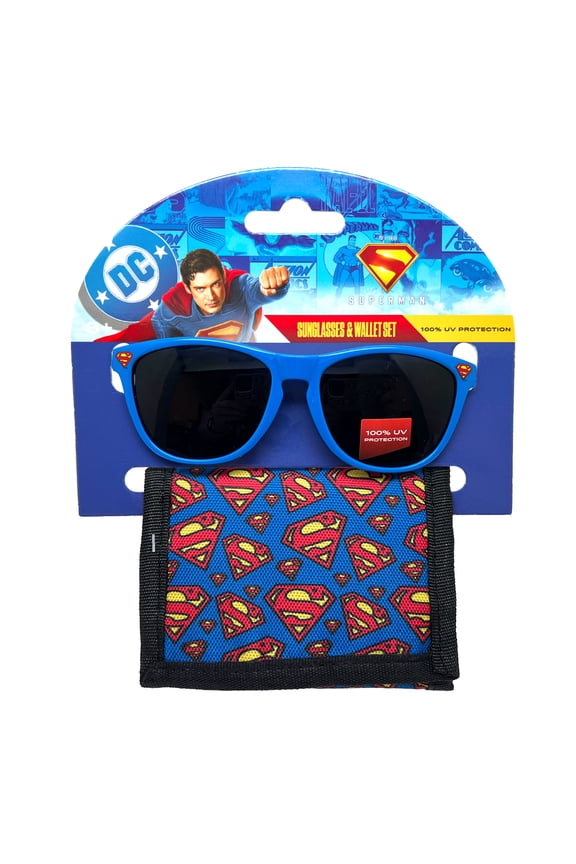 Kid's Sunglasses and Wallet 2-Piece Set, Red