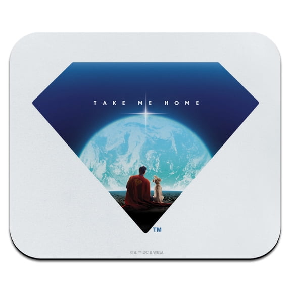 Superman Krypto Earth Shield Low Profile Mousepad