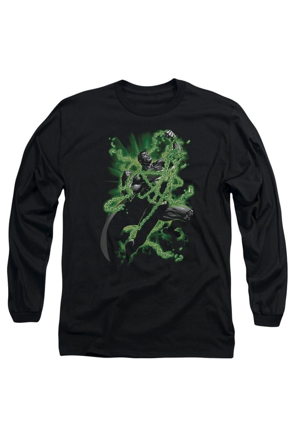 Superman - Kryptonite Chains - Long Sleeve Shirt - Large
