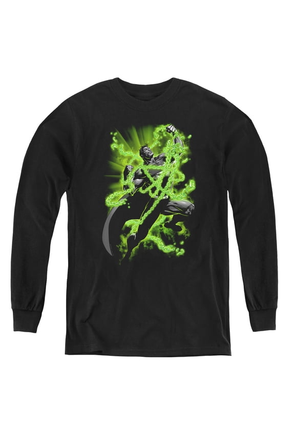 Superman - Kryptonite Chains - Youth Long Sleeve Shirt - Large