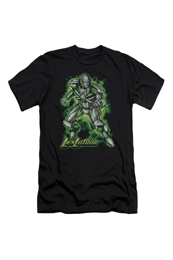 Superman - Kryptonite Powered - Premium Slim Fit Short Sleeve Shirt - Medium