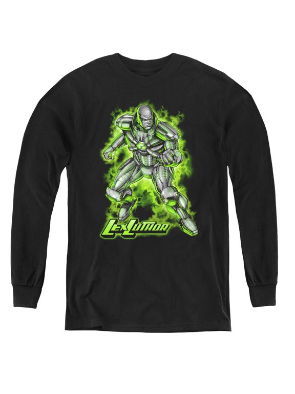 Superman - Kryptonite Powered - Youth Long Sleeve Shirt - Large