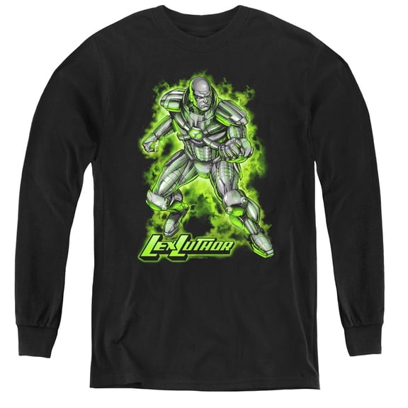Superman - Kryptonite Powered - Youth Long Sleeve Shirt - Small