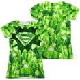 thumbnail image 1 of Superman  Kryptonite Shield  Girls Jr Sublimation White, 1 of 3